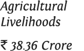 Agricultural Livelihoods   38 36 Crore 