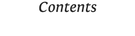 Contents